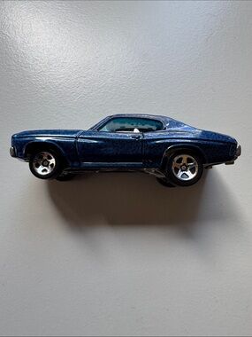 Hot Wheels Chevelle SS Blue Car